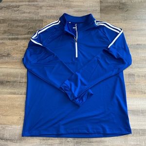 Adidas Golf 3 Stripe 1/4 Zip Pullover NWT